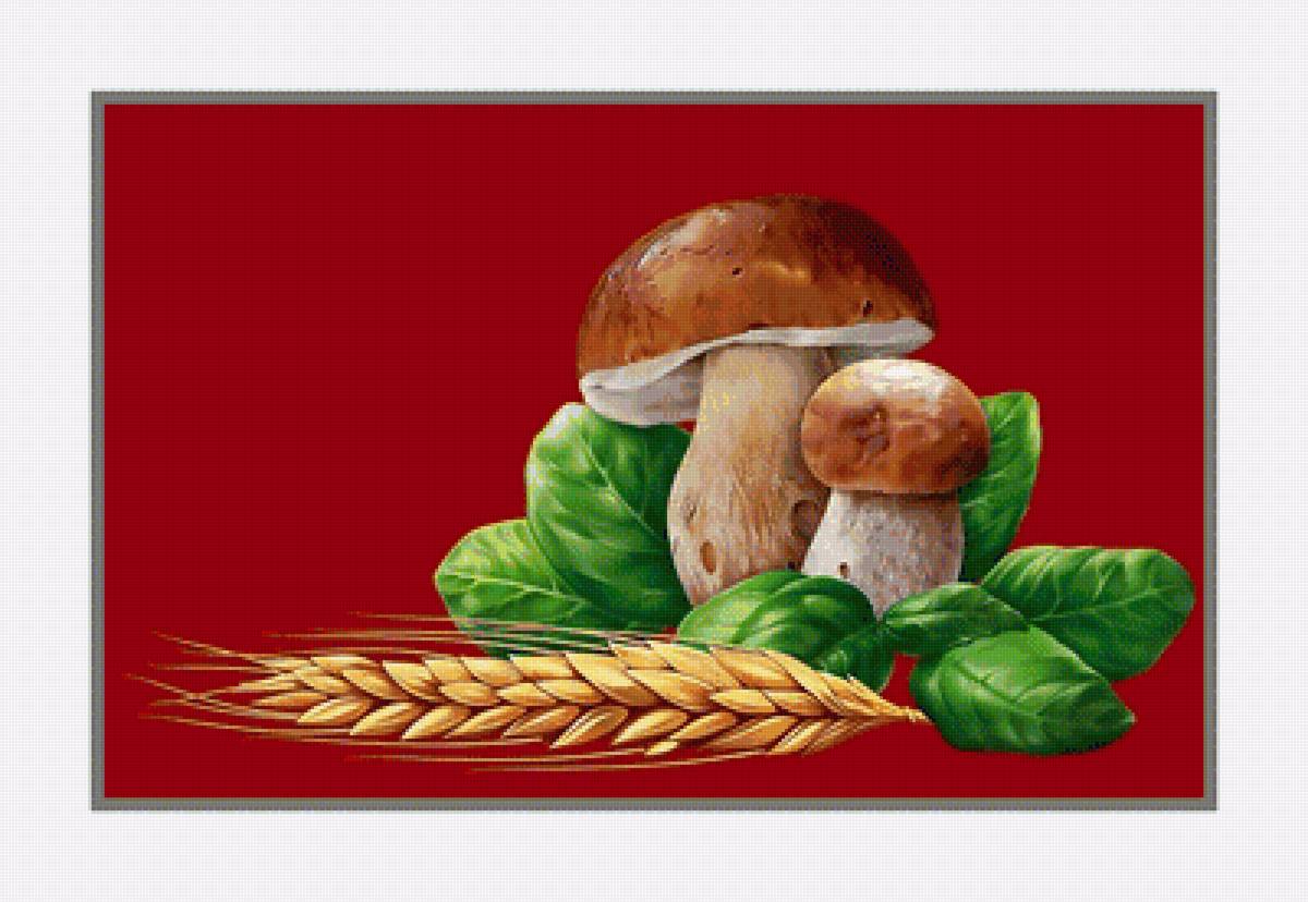 №1946208 - натюрморт, грибы - предпросмотр