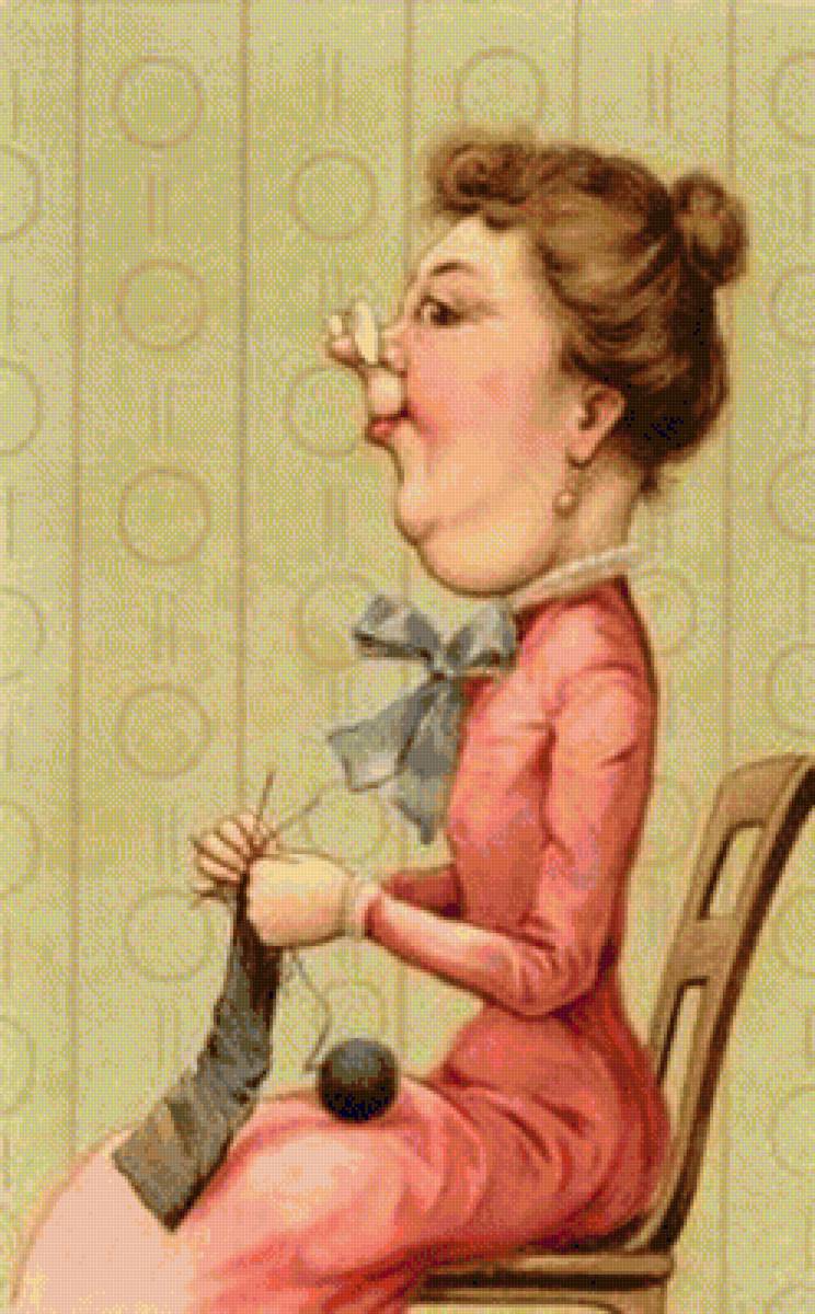 Бабушка вяжет - бабушка - предпросмотр