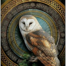 Схема вышивки «Сова.»