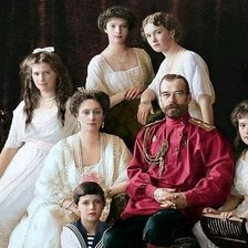 Схема вышивки «Царская семья»