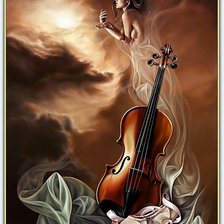 Схема вышивки «Муза.»