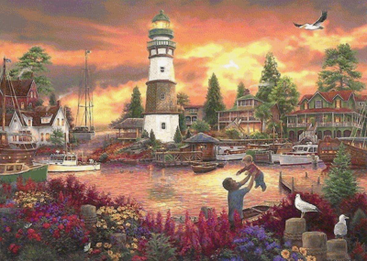 ПОСЁЛОК У МОРЯ - предпросмотр