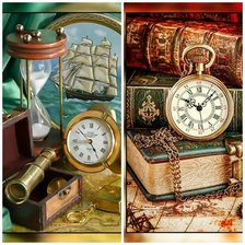 Схема вышивки «часы»