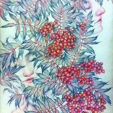 Схема вышивки «акварель»