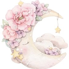 Схема вышивки «Луна»