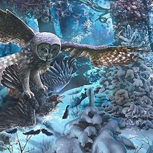 Схема вышивки «мир животных»