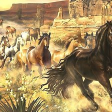 Схема вышивки «мир животных»