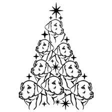 Схема вышивки «Albero cagnolini»