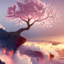 Схема вышивки «Сакура»