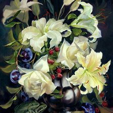 Схема вышивки «натюрморт»