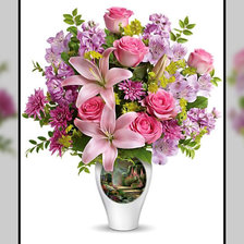 Схема вышивки «Нежный букетик.»