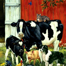 Схема вышивки «Все в сборе.»