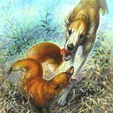 Схема вышивки «мир животных»