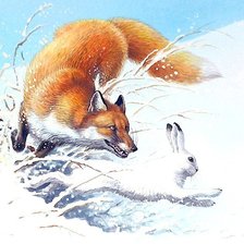 Схема вышивки «мир животных»