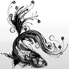 Схема вышивки «Рыбка»