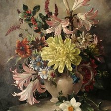 Схема вышивки «БУКЕТ ЦВЕТОВ»