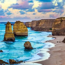 Схема вышивки «Берег моря»