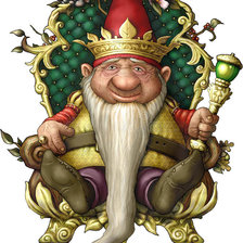 Схема вышивки «король»