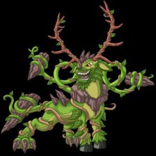 Схема вышивки «олень»