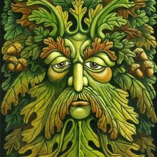 Схема вышивки «леший»