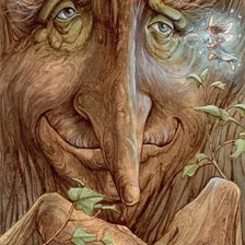 Схема вышивки «леший»