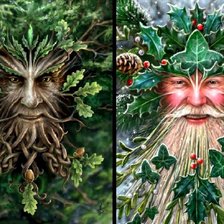 Схема вышивки «леший»