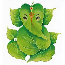 Схема вышивки «слон , аюрведа»