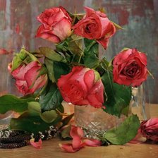 Схема вышивки «розы»