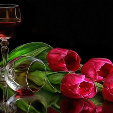 Схема вышивки «цветы»