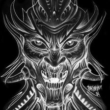 Схема вышивки «монстр»