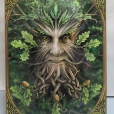 Схема вышивки «леший»