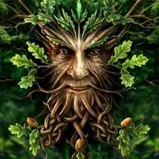 Схема вышивки «леший»