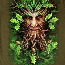 Схема вышивки «леший»