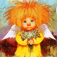 Схема вышивки «солнечный ангел»