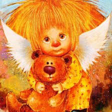 Схема вышивки «солнечный ангел»