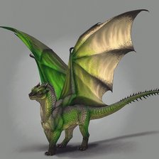 Схема вышивки «дракон»