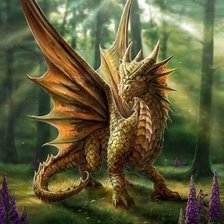 Схема вышивки «дракон»