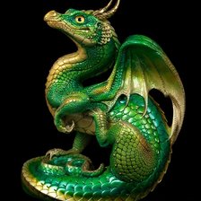 Схема вышивки «дракон»