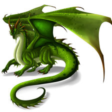 Схема вышивки «дракон»