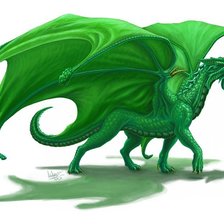 Схема вышивки «дракон»