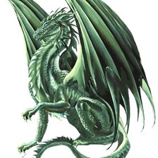 Схема вышивки «дракон»