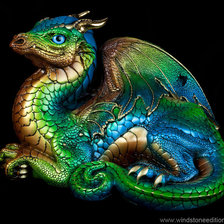 Схема вышивки «дракон»