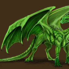 Схема вышивки «дракон»