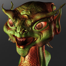 Схема вышивки «леший»