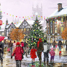 Схема вышивки «Преди Коледа»