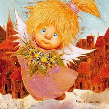 Схема вышивки «ангельский триптих 3»