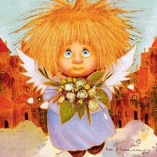 Схема вышивки «ангельский триптих 3»