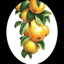 Схема вышивки «Серия "Фруктово-ягодная". Груши»