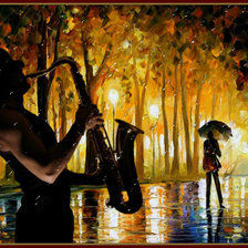 Схема вышивки «музыкальная осень»