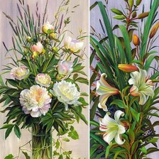 Схема вышивки «цветы»